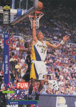 1995-96 Collector's Choice German I #176 Reggie Miller Front