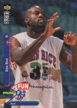 1995-96 Collector's Choice German I #179 Glen Rice Front