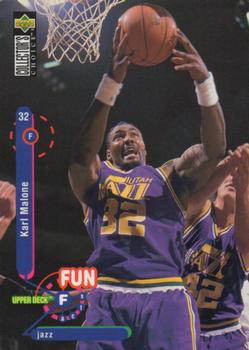 1995-96 Collector's Choice German I #192 Karl Malone Front