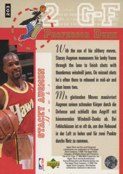 1995-96 Collector's Choice German I #203 Stacey Augmon Back