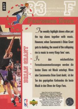 1995-96 Collector's Choice German I #207 Brian Grant Back