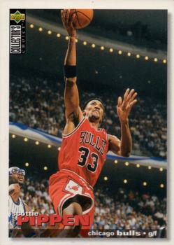 1995-96 Collector's Choice German II #13 Scottie Pippen Front