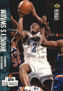 1995-96 Collector's Choice German II #158 Larry Johnson Front