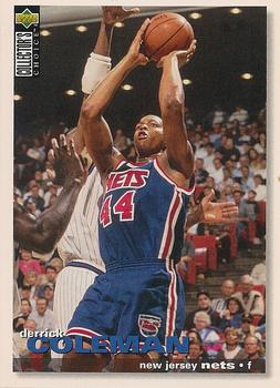 1995-96 Collector's Choice Italian I #102 Derrick Coleman Front