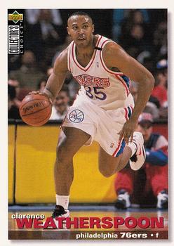 1995-96 Collector's Choice Italian I #117 Clarence Weatherspoon Front