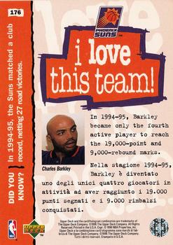 1995-96 Collector's Choice Italian II #176 Charles Barkley Back