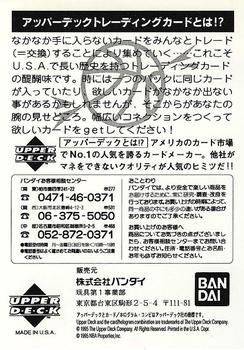 1995-96 Collector's Choice Japanese #NNO Fankit Card Back