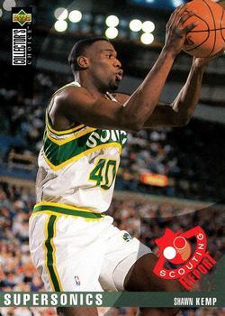 1995-96 Collector's Choice Japanese #345 Shawn Kemp Front