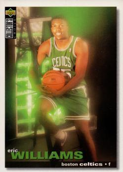1995-96 Collector's Choice Portuguese II #9 Eric Williams Front