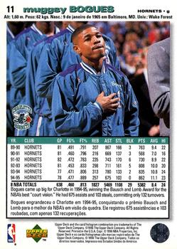 1995-96 Collector's Choice Portuguese II #11 Muggsy Bogues Back