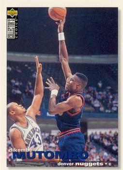 1995-96 Collector's Choice Portuguese II #28 Dikembe Mutombo Front