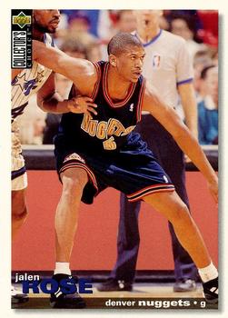 1995-96 Collector's Choice Portuguese II #29 Jalen Rose Front