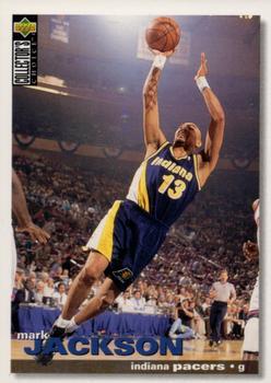 1995-96 Collector's Choice Portuguese II #44 Mark Jackson Front