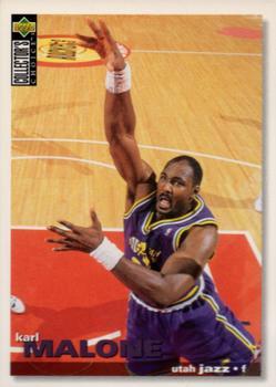 1995-96 Collector's Choice Portuguese II #101 Karl Malone Front