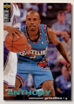 1995-96 Collector's Choice Portuguese II #106 Greg Anthony Front