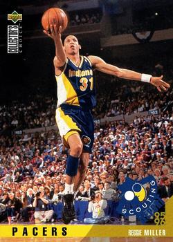 1995-96 Collector's Choice Portuguese II #121 Reggie Miller Front