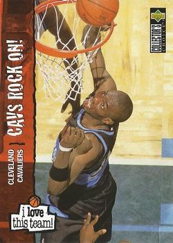 1995-96 Collector's Choice Portuguese II #160 Tyrone Hill Front