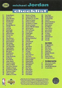 1995-96 Collector's Choice Portuguese II #200 Michael Jordan Back