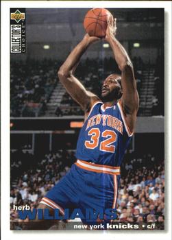 1995-96 Collector's Choice Spanish I #105 Herb Williams Front