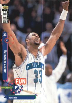 1995-96 Collector's Choice Spanish I #168 Alonzo Mourning Front