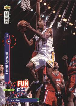 1995-96 Collector's Choice Spanish I #174 Latrell Sprewell Front