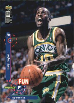 1995-96 Collector's Choice Spanish I #190 Gary Payton Front