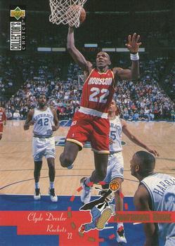 1995-96 Collector's Choice Spanish I #199 Clyde Drexler Front