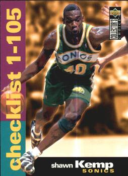 1995-96 Collector's Choice Spanish I #209 Shawn Kemp Front