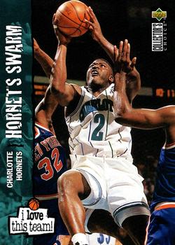 1995-96 Collector's Choice Spanish II #158 Larry Johnson Front