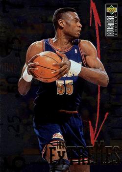 1995-96 Collector's Choice Spanish II - NBA Extremes #E6 Dikembe Mutombo Front