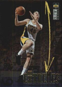 1995-96 Collector's Choice Portuguese II - NBA Extremes #E7 Rik Smits Front