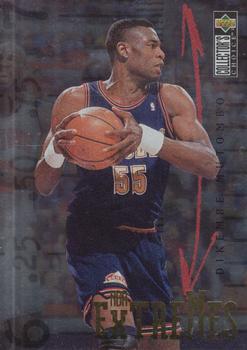 1995-96 Collector's Choice Italian II - NBA Extremes #E6 Dikembe Mutombo Front