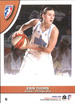 2010 Rittenhouse WNBA #6 Cathrine Kraayeveld / Erin Thorn Back