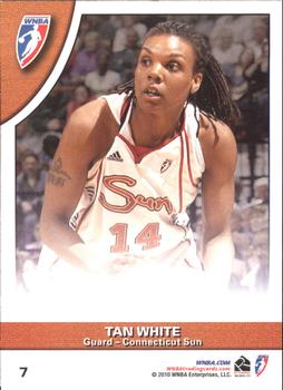 2010 Rittenhouse WNBA #7 Asjha Jones / Tan White Back