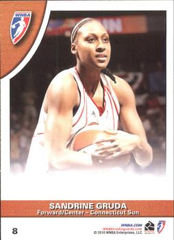2010 Rittenhouse WNBA #8 Kara Lawson / Sandrine Gruda Back