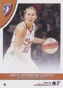 2010 Rittenhouse WNBA #9 Renee Montgomery / Anete Jekabsone-Zogota Back