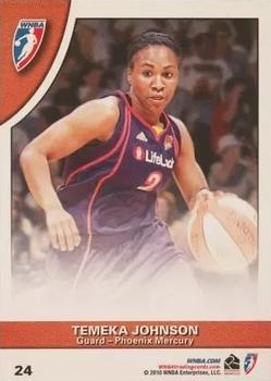 2010 Rittenhouse WNBA #24 DeWanna Bonner / Temeka Johnson Back