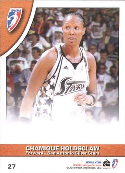 2010 Rittenhouse WNBA #27 Edwige Lawson-Wade / Chamique Holdsclaw Back