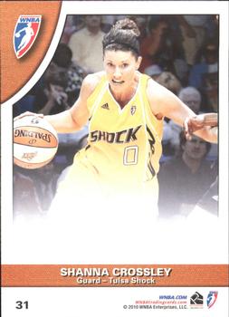 2010 Rittenhouse WNBA #31 Kara Braxton / Shanna Crossley Back
