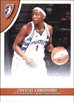 2010 Rittenhouse WNBA #35 Crystal Langhorne / Marissa Coleman Front
