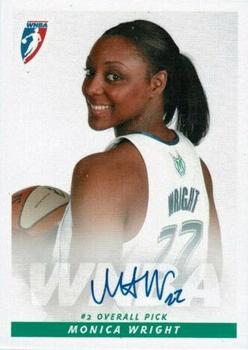2010 Rittenhouse WNBA - Autographs #NNO Monica Wright Front