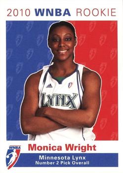 2010 Rittenhouse WNBA - Rookies #R2 Monica Wright Front