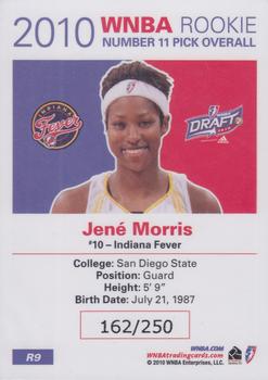 2010 Rittenhouse WNBA - Rookies #R9 Jene Morris Back