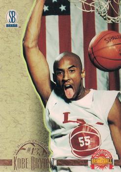 1996 Score Board Autographed #15 Kobe Bryant Front