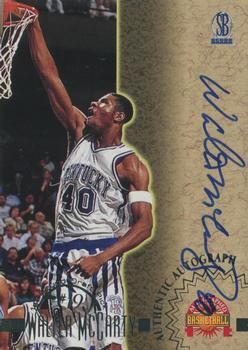 1996 Score Board Autographed - Autographs #NNO Walter McCarty Front