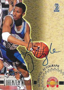 1996 Score Board Autographed - Autographs #NNO Lorenzen Wright Front