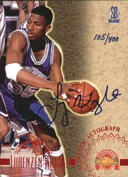 1996 Score Board Autographed - Autographs Red #NNO Lorenzen Wright Front