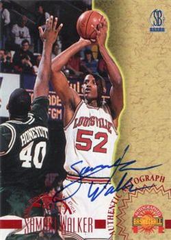 1996 Score Board Autographed - Autographs Red #NNO Samaki Walker Front