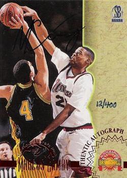 1996 Score Board Autographed - Autographs Red #NNO Marcus Camby Front