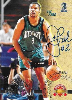 1996 Score Board Autographed - Autographs Silver #NNO Derek Fisher Front